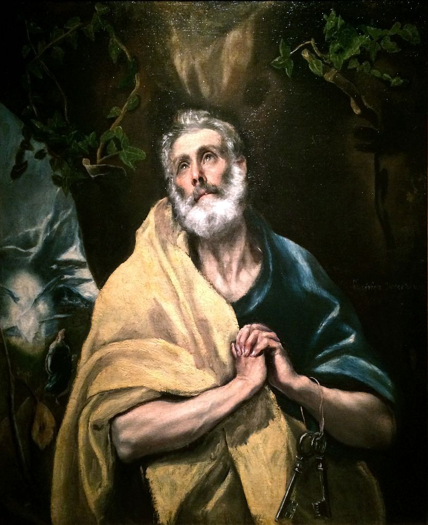13-1 The Tears of Saint Peter from El Greco Museum Toledo Spain By El Greco National Museum of Fine Arts MNBA  Buenos Aires